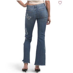 NEW DRIFTWOOD JEANS Eva Butterfly Patchwork Jeans in denim for women 1225 8t4